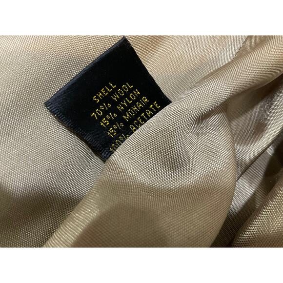 Jones New York Wool & Mohair Coat – Camel Classic - Picture 8 of 10